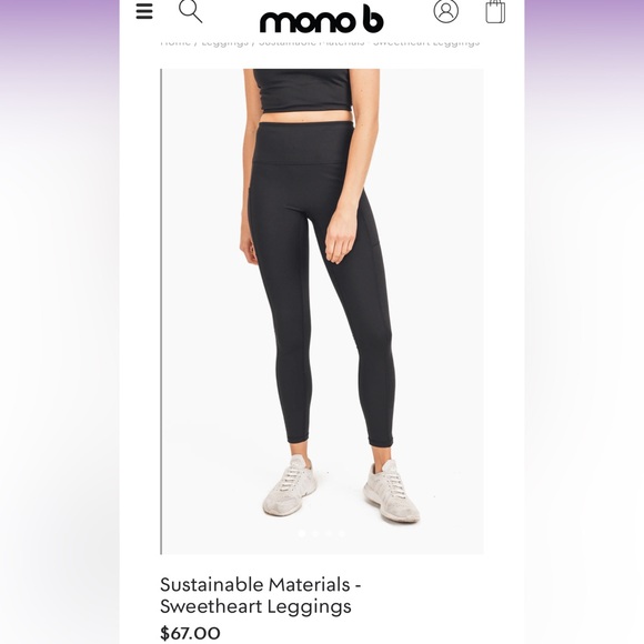 Mono b sweetheart leggings - Picture 4 of 7